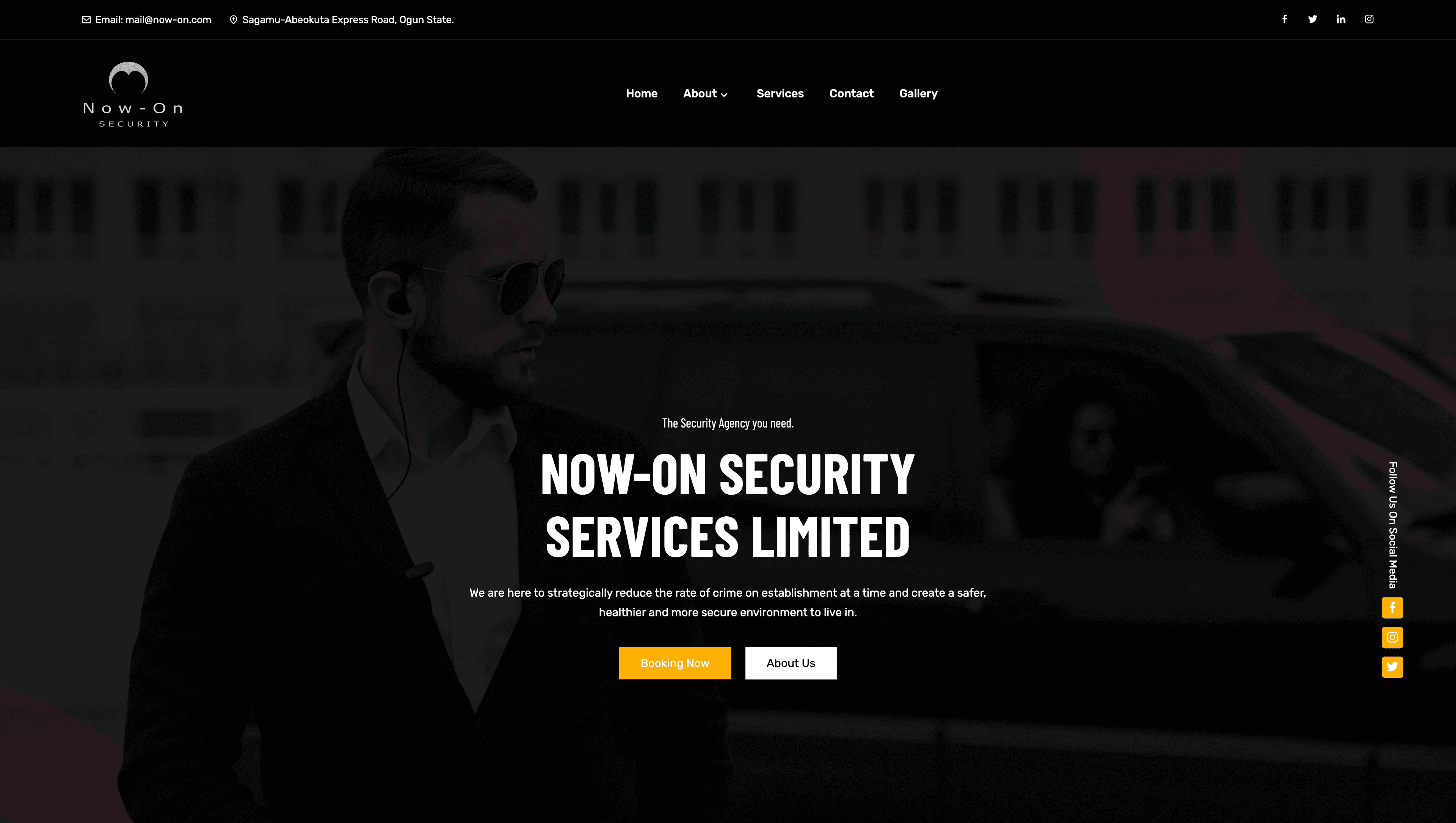 Nowon Security website